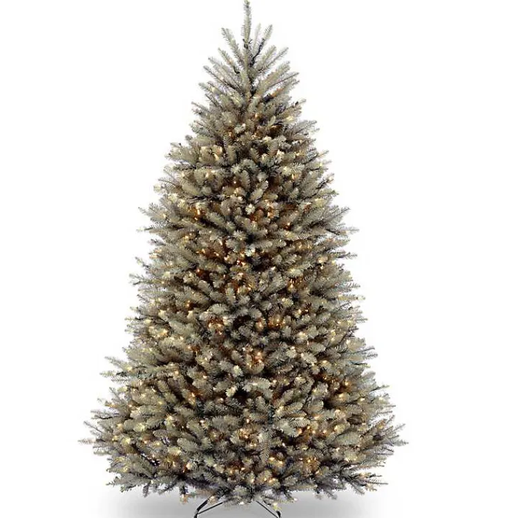 Christmas Trees>Kirklands Home 7.5 ft. 750 Light Dunhill Blue Fir Christmas Tree