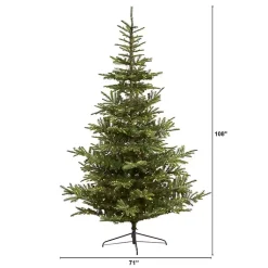 Christmas Trees>Kirklands Home 9 ft. Clear Lit Washington Spruce Christmas Tree