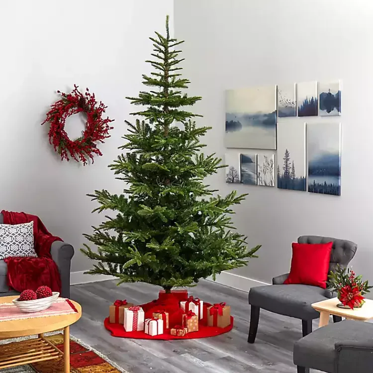 Christmas Trees>Kirklands Home 9 ft. Clear Lit Washington Spruce Christmas Tree