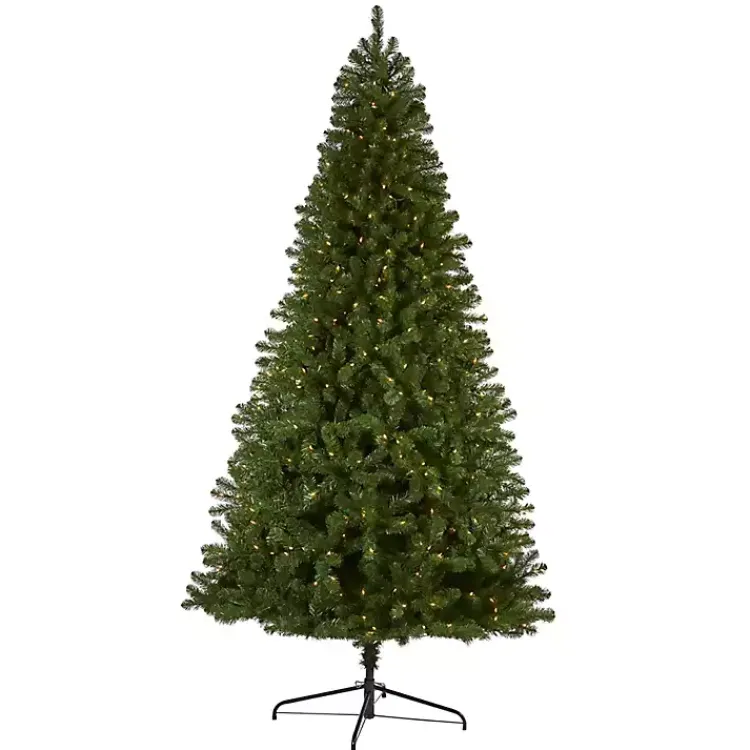 Christmas Trees>Kirklands Home 9 ft. Clear Pre-Lit Virginia Fir Christmas Tree