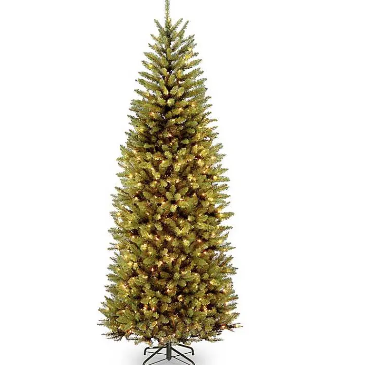 Christmas Trees>Kirklands Home 7.5 ft. Dual-Lit Slim Kingston Fir Christmas Tree