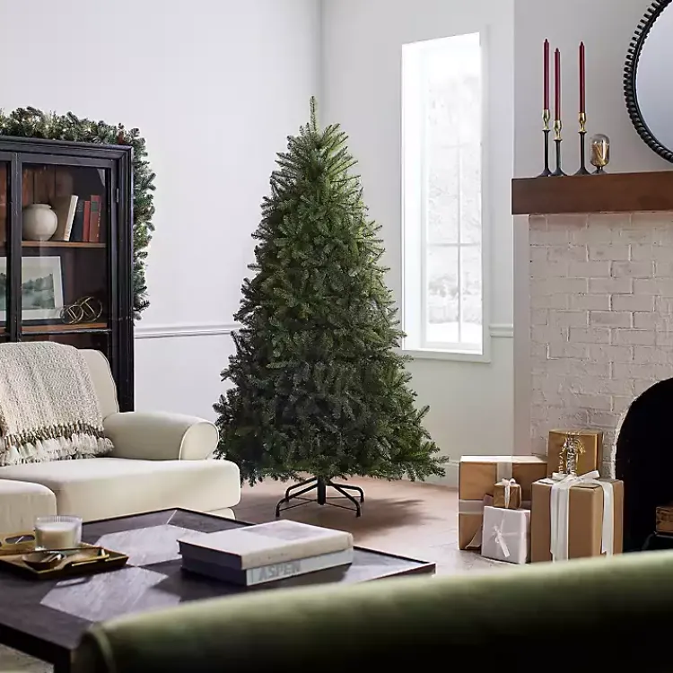Christmas Trees>Kirklands Home 6.5 ft. Dunhill Fir Hinged Christmas Tree
