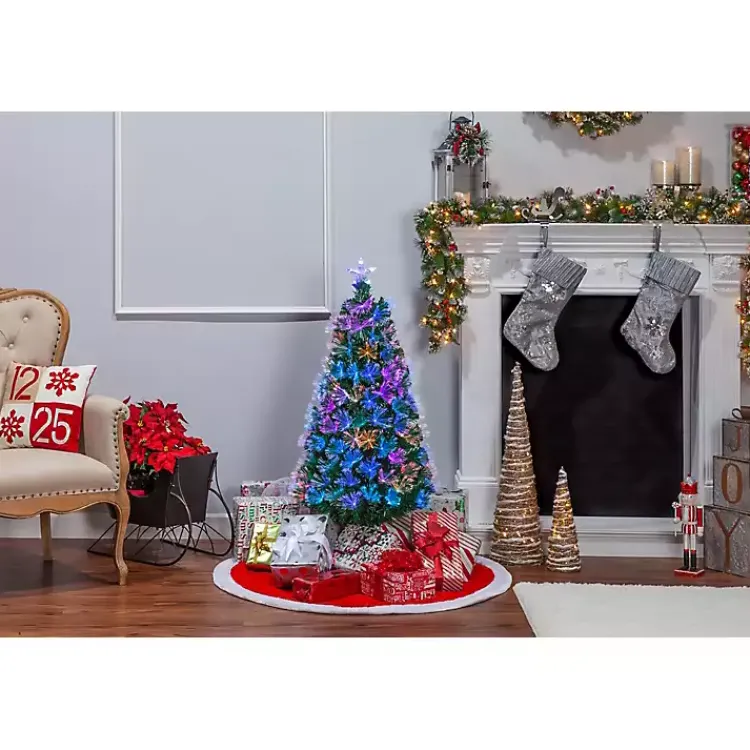 Christmas Trees>Kirklands Home 4 ft. Fiber Optic Color Changing Christmas Tree