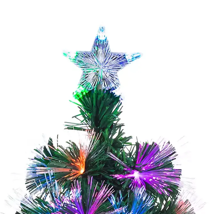 Christmas Trees>Kirklands Home 4 ft. Fiber Optic Color Changing Christmas Tree