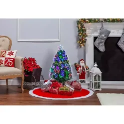 Christmas Trees>Kirklands Home 3 ft. Fiber Optic Color Changing Christmas Tree