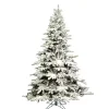Christmas Trees>Kirklands Home 4.5 ft. Flocked Utica Fir Christmas Tree