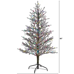 Christmas Trees>Kirklands Home 5 ft. Frosted Berry Twig Christmas Tree