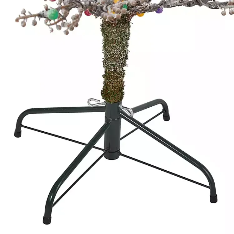 Christmas Trees>Kirklands Home 5 ft. Frosted Berry Twig Christmas Tree