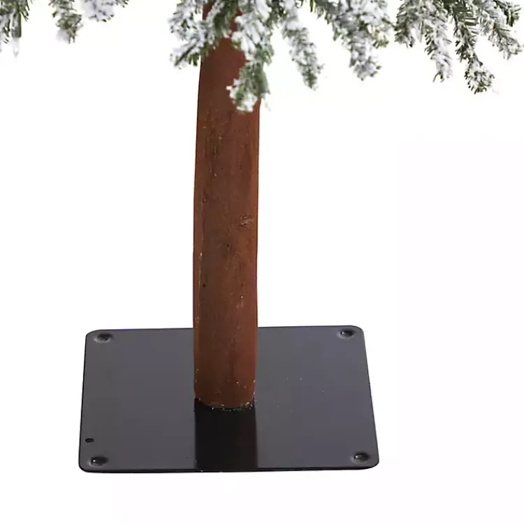 Christmas Trees>Kirklands Home 7 ft. Lit Flocked Grand Alpine Christmas Tree