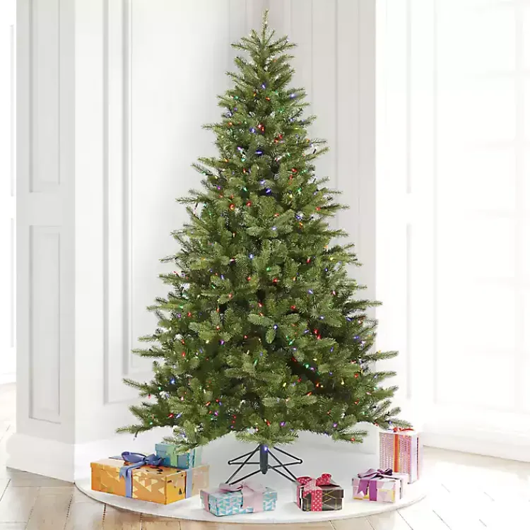 Christmas Trees>Kirklands Home 6.5 ft. Multi-Lit King Spruce Christmas Tree