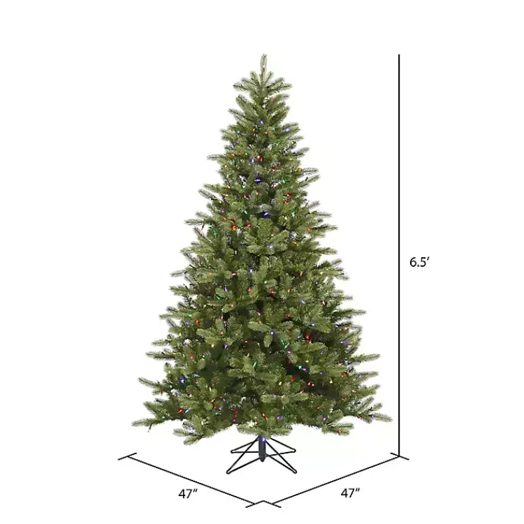 Christmas Trees>Kirklands Home 6.5 ft. Multi-Lit King Spruce Christmas Tree