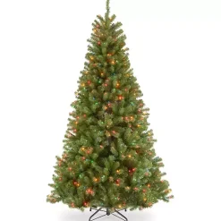 Christmas Trees>Kirklands Home 7 ft. Multi-Lit North Valley Spruce Christmas Tree