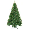 Christmas Trees>Kirklands Home 7 ft. Pre-Lit Berrywood Pine Christmas Tree