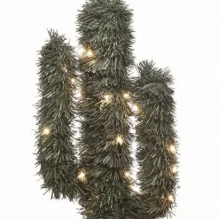Christmas Trees>Kirklands Home 3 ft. Pre-Lit Cactus Christmas Tree