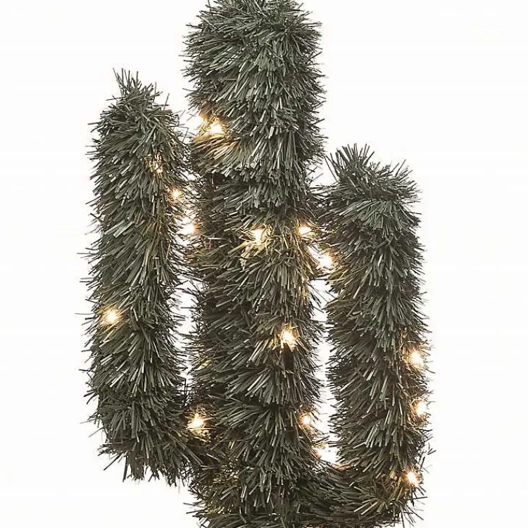Christmas Trees>Kirklands Home 3 ft. Pre-Lit Cactus Christmas Tree