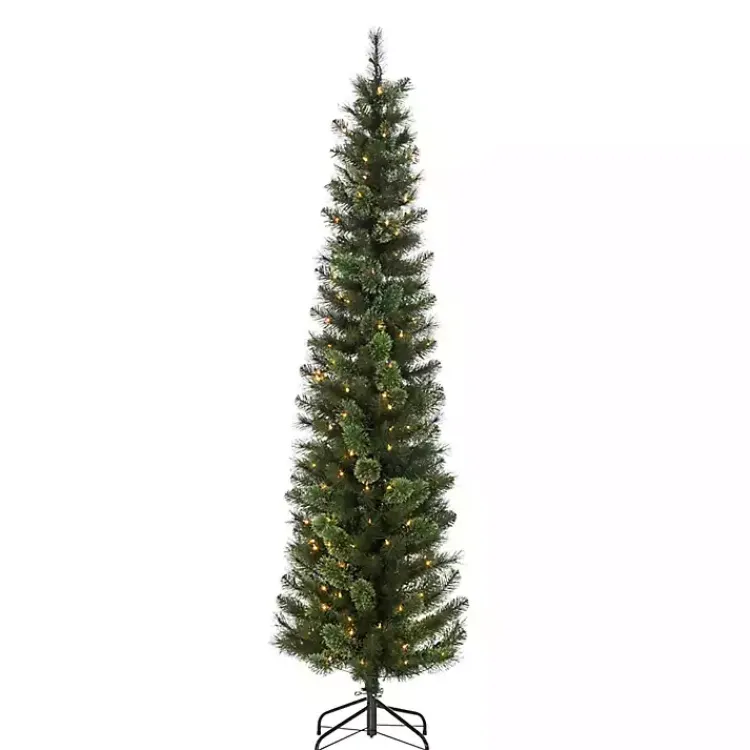 Christmas Trees>Kirklands Home 7.5 ft. Pre-Lit Cashmere Pine Christmas Tree