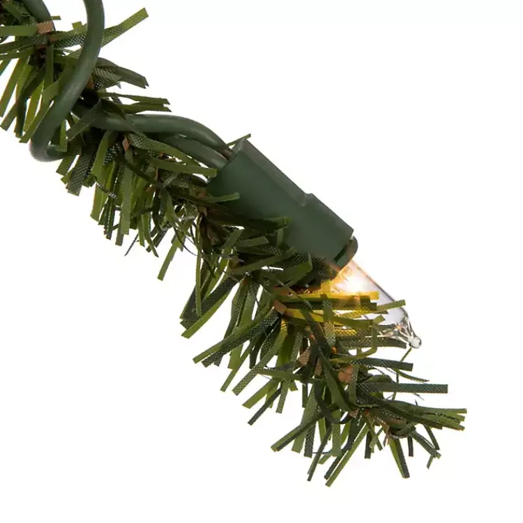 Christmas Trees>Kirklands Home 6 ft. Pre-Lit Clear Natural Alpine Christmas Tree