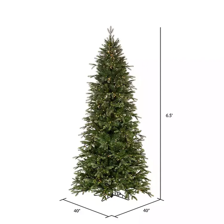 Christmas Trees>Kirklands Home 6.5 ft. Pre-Lit Douglas Fir Slim Christmas Tree