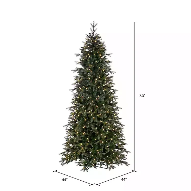 Christmas Trees>Kirklands Home 7.5 ft. Pre-Lit Douglas Fir Slim Christmas Tree