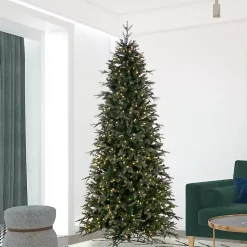 Christmas Trees>Kirklands Home 9 ft. Pre-Lit Douglas Fir Slim Christmas Tree