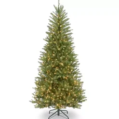 Christmas Trees>Kirklands Home 6.5 ft. Pre-Lit Dunhill Fir Slim Christmas Tree