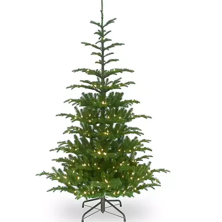 Christmas Trees>Kirklands Home 6.5 ft. Pre-Lit Feel Real Norwegian Christmas Tree