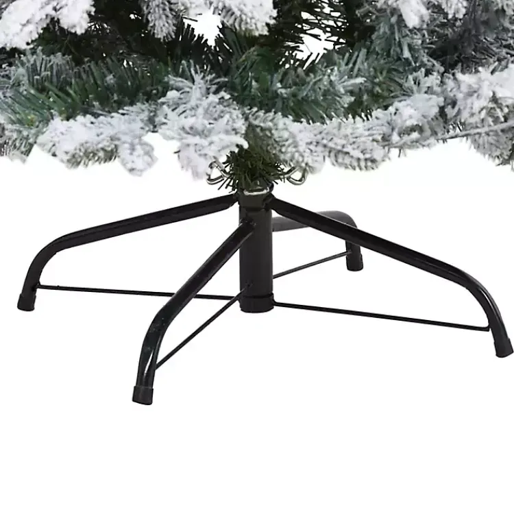 Christmas Trees>Kirklands Home 4 ft. Pre-Lit Flocked Vermont Pine Christmas Tree