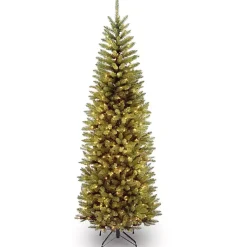 Christmas Trees>Kirklands Home 7 ft. Pre-Lit Kingswood Fir Slim Christmas Tree