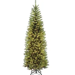 Christmas Trees>Kirklands Home 7.5 ft. Pre-Lit Kingswood Fir Slim Christmas Tree