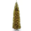 Christmas Trees>Kirklands Home 9 ft. Pre-Lit Kingswood Fir Slim Christmas Tree