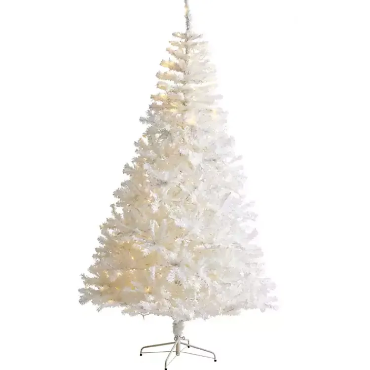 Christmas Trees>Kirklands Home 7.5 ft. Pre-Lit LED White Christmas Tree