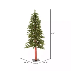 Christmas Trees>Kirklands Home 4 ft. Pre-Lit Natural Alpine Christmas Tree