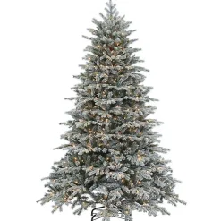 Christmas Trees>Kirklands Home 7.5 ft. Pre-Lit Natural Cut Spruce Christmas Tree