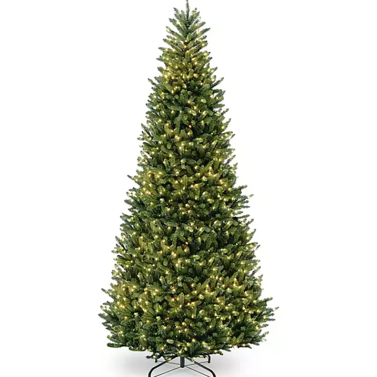 Christmas Trees>Kirklands Home 10 ft. Pre-Lit Natural Fraser Fir Christmas Tree