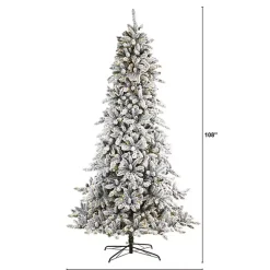 Christmas Trees>Kirklands Home 9 ft. Pre-Lit Pine Cone Covered Christmas Tree