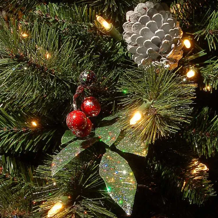 Christmas Trees>Kirklands Home 4 ft. Pre-Lit Pinecone and Berry Christmas Tree