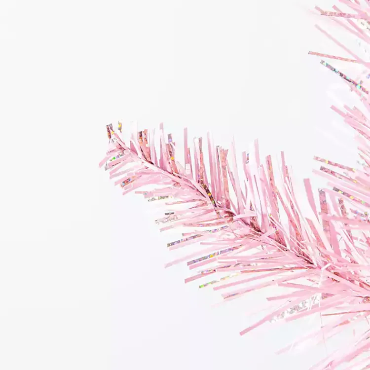 Christmas Arrangements & Garland>Kirklands Home 2 ft. Pre-Lit Christmas Tree Arrangement Pink