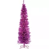 Christmas Trees>Kirklands Home 6 ft. Pre-Lit Pink Tinsel Christmas Tree