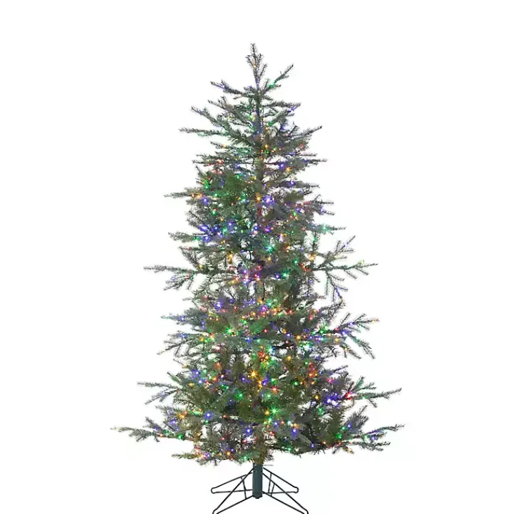 Christmas Trees>Kirklands Home 5 ft. Pre-Lit Portland Pine Christmas Tree