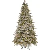 Christmas Trees>Kirklands Home 7.5 ft. Pre-Lit Snowy Everest Fir Christmas Tree