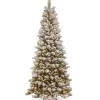 Christmas Trees>Kirklands Home 7.5 ft. Pre-Lit Snowy Westwood Pine Christmas Tree