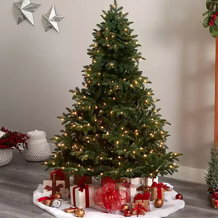 Christmas Trees>Kirklands Home 6 ft. Pre-Lit Spruce Christmas Tree