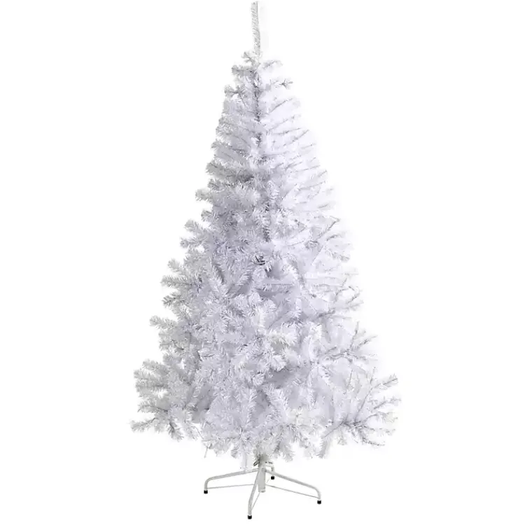 Christmas Trees>Kirklands Home 6 ft. Pre-Lit White Christmas Tree