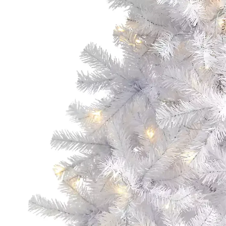 Christmas Trees>Kirklands Home 6 ft. Pre-Lit White Christmas Tree