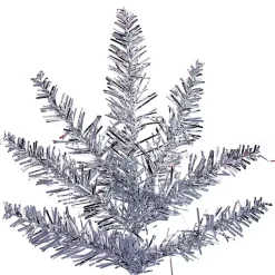 Christmas Arrangements & Garland>Kirklands Home 2 ft. Tinsel Christmas Tree Silver