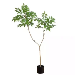 Trees & Topiaries>Kirklands Home 3.5 ft. Sumac Tree in Nursery Planter