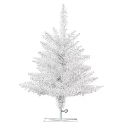 Christmas Arrangements & Garland>Kirklands Home 2 ft. Plastic Christmas Tree White