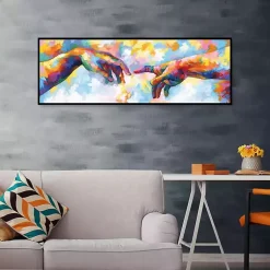 Kirklands Home A Creation of Adam Framed Canvas Art Print Multi Online