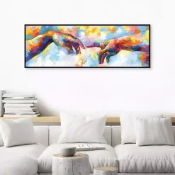 Kirklands Home A Creation of Adam Framed Canvas Art Print Multi Online