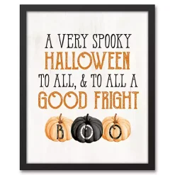Halloween>Kirklands Home A Very Spooky Halloween Wall Plaque White